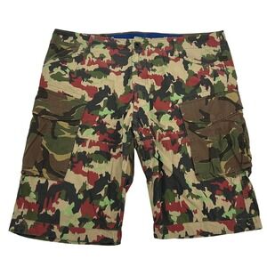 G-Star Raw Rovic‎ RC Relaxed 1/2 Cargo Shorts Mens 40 (Waist 43) Multi Camo